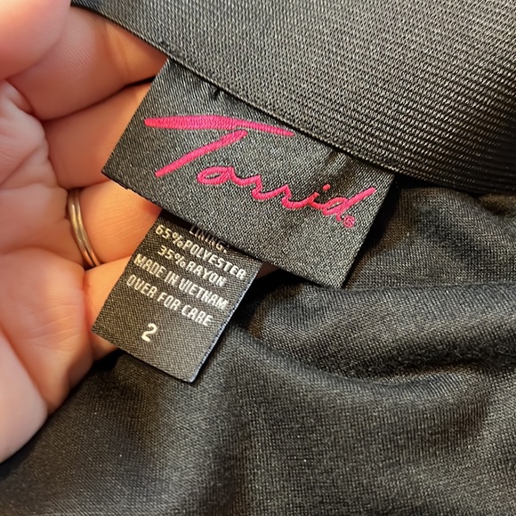 Torrid Plus Size Black Zebra Sequin Mini Skirt - Picture 3 of 5